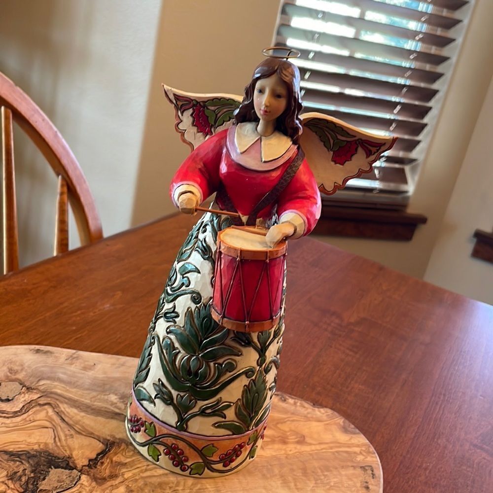 Jim Shore "Keep a Merry Beat" 2013 Christmas Angel